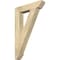 Ekena Millwork Traditional Slat Rough Sawn Bracket, Douglas Fir, 4"W x 22"D x 34"H BKT04X22X34TRA06RDF - alternate 1